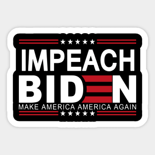 Impeach Biden Sticker